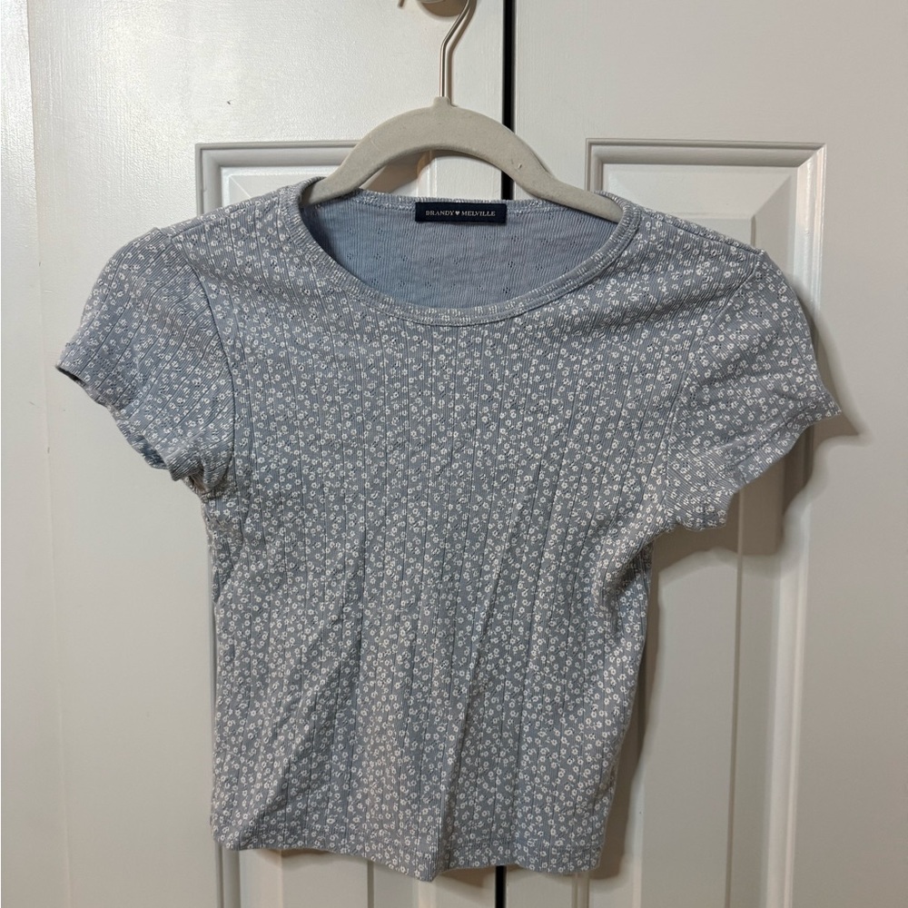 Gray Patterned Women's Top
